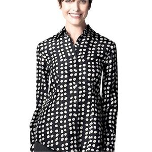 Women’s Cabi Silk Button Down Blouse EUC!
